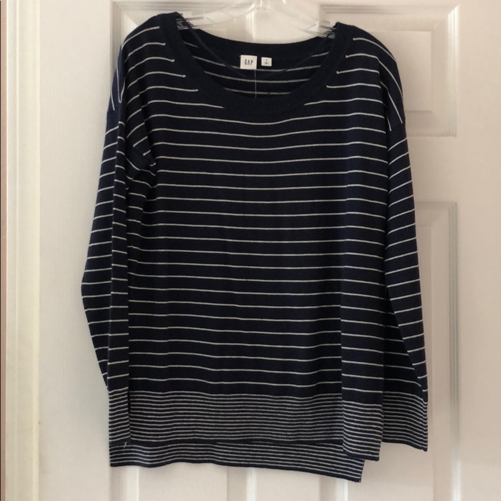 Striped Scoop Neck Sweater by GAP
